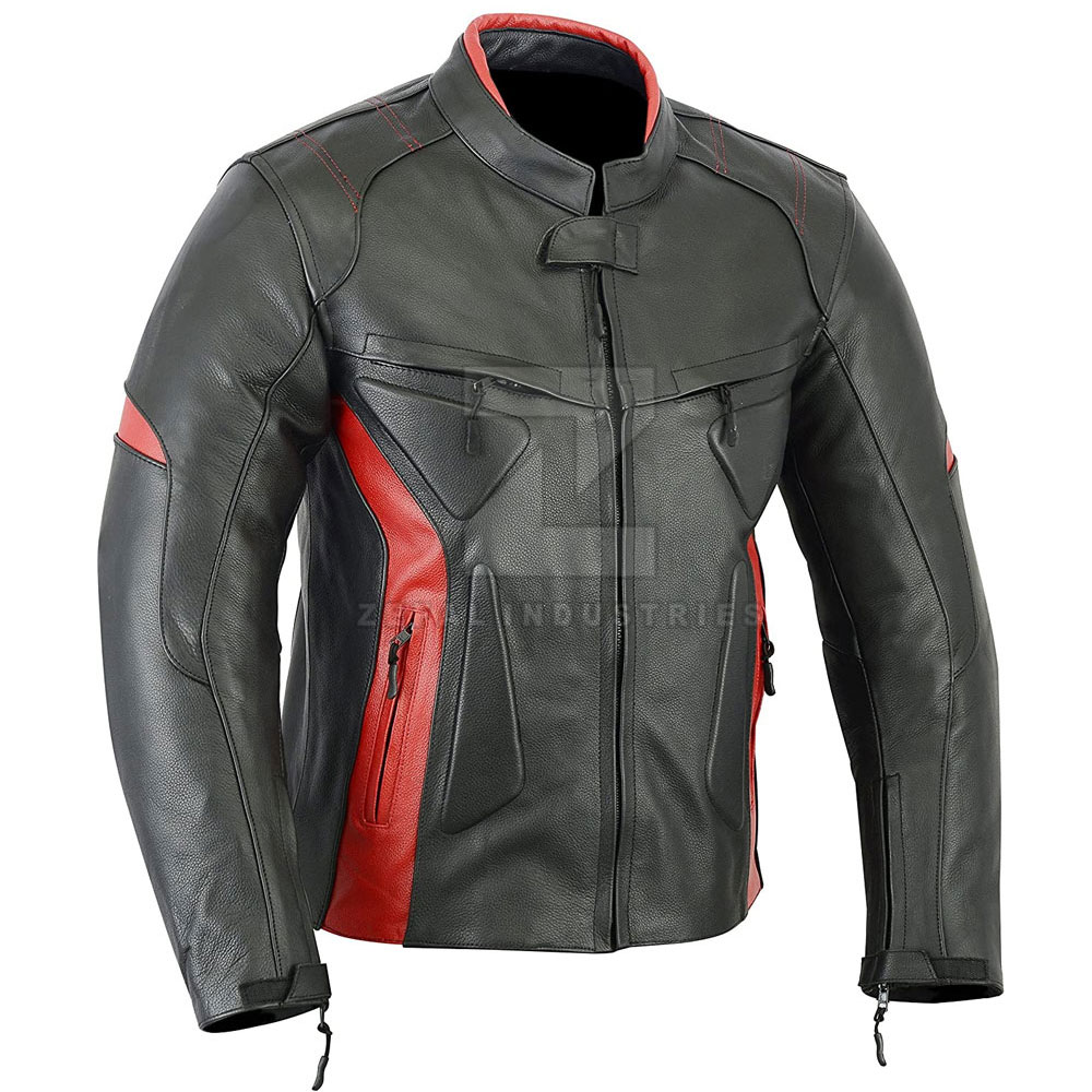 Leather Motorbike Jacket — Zefal Industries product photograph 3 of 6