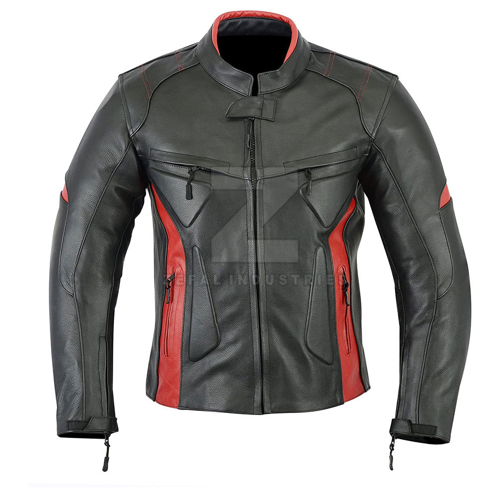 Leather Motorbike Jacket — real Zefal Industries product photograph