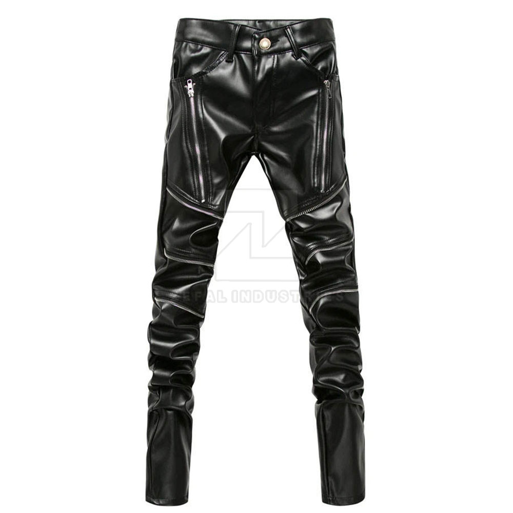 Straight-Fit Leather Pants — real Zefal Industries product photograph