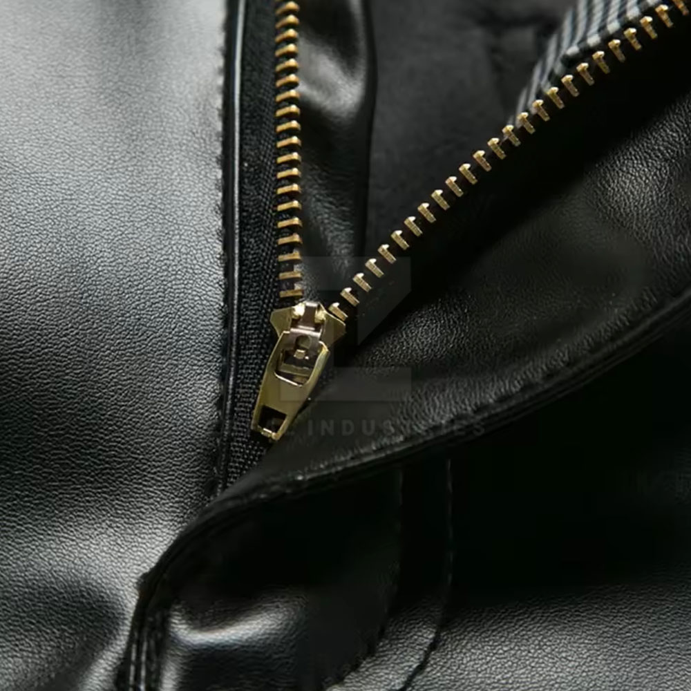 Straight-Fit Leather Pants — Zefal Industries product photograph 6 of 6